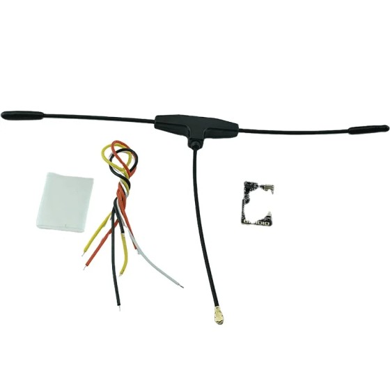Gran oferta SoloGood ELRS 750MHz 868MHz con antena tipo T MCU ESP8285 50mW potencia de telemetría para RC Racing Dron de largo alcance UAV